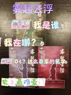 当雾起，当云浮，谁又能拨云见雾，看透真相。
        