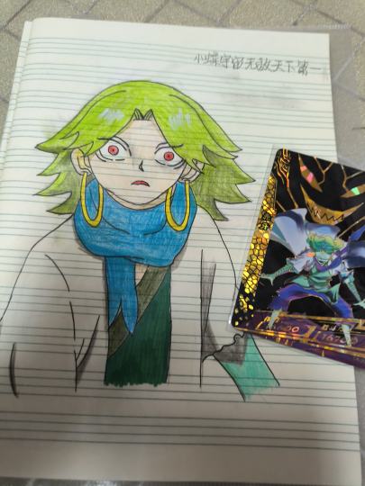 手绘赤牙（不是1比1还原，轻喷）