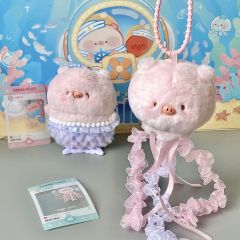 

🎁✨动物市集甜宝小猪系列甜宝水族馆毛绒盲盒来啦！✨🎁