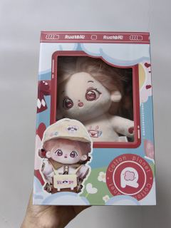 泡泡玛特入的棉花娃娃+娃衣 20cm

