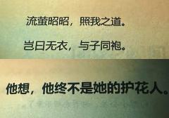 流萤,跨越千年也不过点点流萤。你可愿踏过两千年的历史烟尘,成