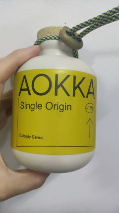 同学分享的澳帝焙家的哥伦比亚橘子硬糖，听说这支豆子前段时间特