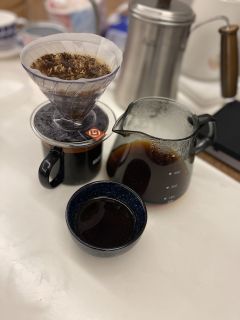这只肯尼亚来自杭州咖友Daniel哥的礼物
感官咖啡算是杭州