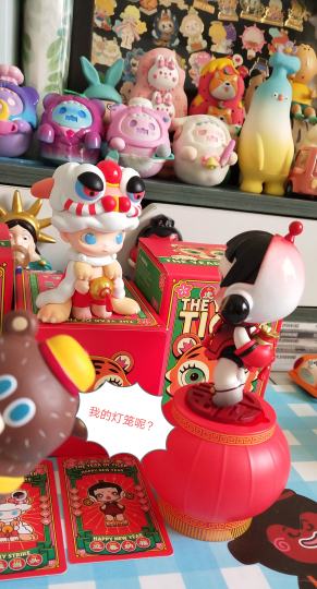 新春小剧场！主演丢灯熊🐻，友情出演蓝熊🐻，幕布舞狮dimoo,送钱sp等