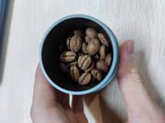 豆香：没有特别明显的香气，勉强可以捕捉到一点淡淡的柑橘皮+花