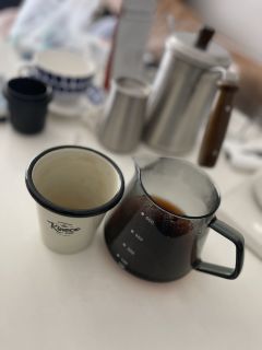 今天早上起床 冲咖啡有点来不及 就随手拿了一包挂耳
这只巴布