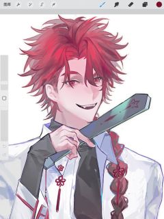 一张帅脸