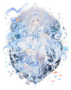 好喜欢蓝色设子一画蓝色就才思泉涌