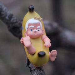黄香蕉，甜蜜的祝福使者。小正太为你带来满满的蕉财好运，愿你的