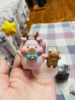 我本不是爱猪之人🐷但这波圣诞🎄猪猪🐷好可爱，圣诞元素满
