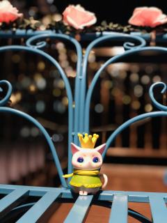 猫咪在我家空中花园臭美一下😍🥰