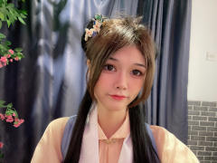 咒语：女性,古代建筑,长发,耳环