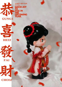 原创dora改娃 ｜新年送福
新年红红火火恭喜发财💰