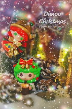 dimoo今年的圣诞偏可爱风，每款都是个小可爱。跟大家分享一