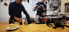 带着豆子来醒味交流送了一包自在心的慢日晒奥博拉赫给老板,老板