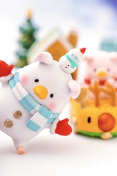 这个圣诞拍了好多娃~把最爱的三只猪都拍到了！也算圆满！