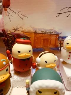 纯纯的手工场景 duckoo冬日系列
用的肥鼠的背景板 一直