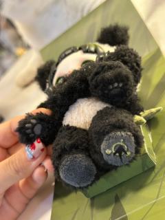 这一款实在是太漂亮了，细节满满。除了背面是熊猫，侧面耳朵也是