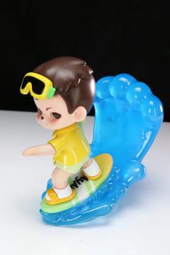 
  夏日炎炎，做个月沁柠之夏。造型复刻了大娃的造型，头部使