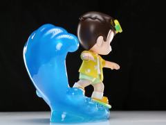 
  夏日炎炎，做个月沁柠之夏。造型复刻了大娃的造型，头部使