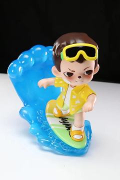 
  夏日炎炎，做个月沁柠之夏。造型复刻了大娃的造型，头部使