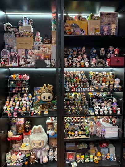 搬家的时候定做的心好墙的4格柜已经极限了…还不断的在千岛收购新宝宝 接下来该如何收纳。