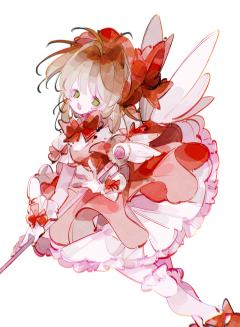 画了小樱！(๑•̀ㅁ•́ฅ)
大概算是同人点图