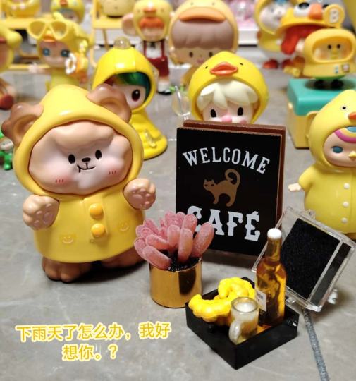 用了好久的时间搜集了各种IP中的雨衣系列，真可爱呀😊😊😊