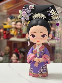 妹妹说紫色很有韵味
很优雅的眉姐姐堪比第二信女
