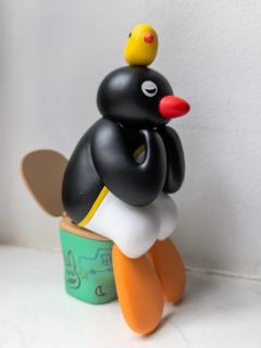 企鹅🐧马桶小场景，好适合放在卫生间哦，鸭子还能磁吸在企鹅头