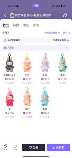 拉布布3.0现在什么价格了，有人收爱，平静，忠诚，希望吗？
