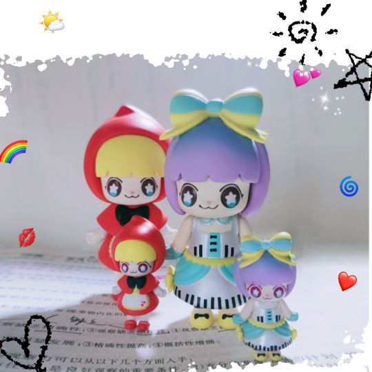 小红帽和爱丽丝的cpmini大人小孩团聚啦！♥