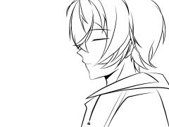 柏嘉木
练习侧脸，有些地方借助了模板
自设同人