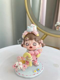 zoraa榴莲妹妹改娃开脑亮灯款家居兔
