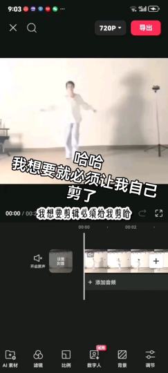 我想要就只能我自己剪