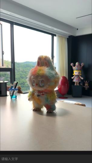 看着有点小傲娇的踮脚Labubu
