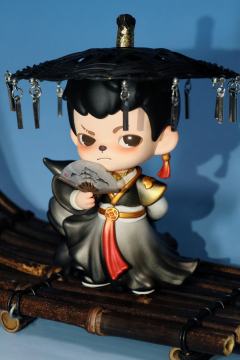 Rayan国风侠客改娃『墨』
青峰如黛，碧水无痕，一叶木筏自