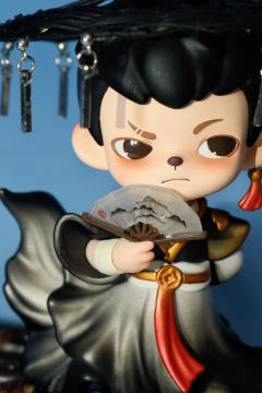 Rayan国风侠客改娃『墨』
青峰如黛，碧水无痕，一叶木筏自