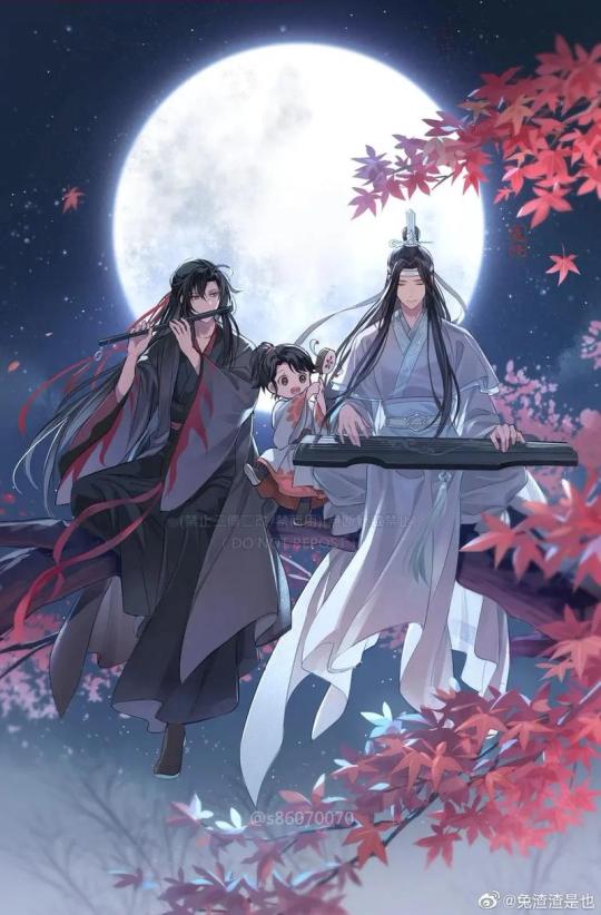 蓝忘机&魏无羡(色纸)-陵游花梦系列周边| 陵游花梦系列周边- 魔道