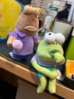 拆了一端，第一只就是这个心愿款。
呆呆鱼，透露着一种无奈，吃