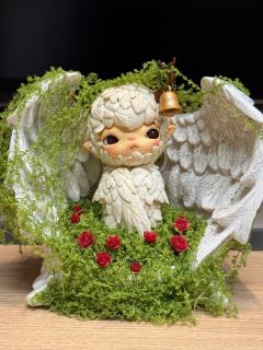 小野鸟人造景