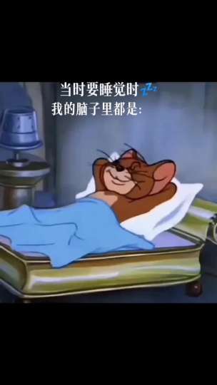 当我要💤时，我的脑子🧠里都是……