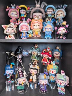 黑白无常终于一对儿啦，黑无常的绿翡翠小算盘是夜光的，又乖又好