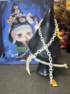 黑白无常终于一对儿啦，黑无常的绿翡翠小算盘是夜光的，又乖又好