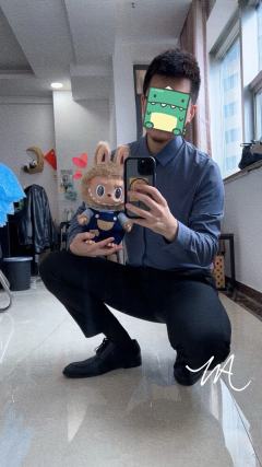 拉布布38cm大娃之【黑皮】❤️入手

太喜欢了，没有一丁点