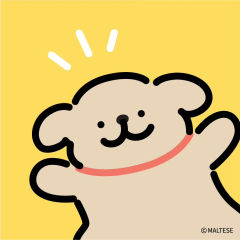 线条小狗可爱的头像来了