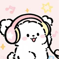 线条小狗可爱的头像来了