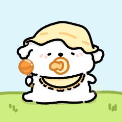 线条小狗可爱的头像来了