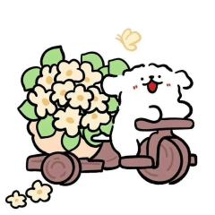 线条小狗可爱的头像来了