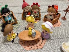 我的小小世界，兔兔与熊盲盒集齐啦，（除了隐藏）微景观好好玩